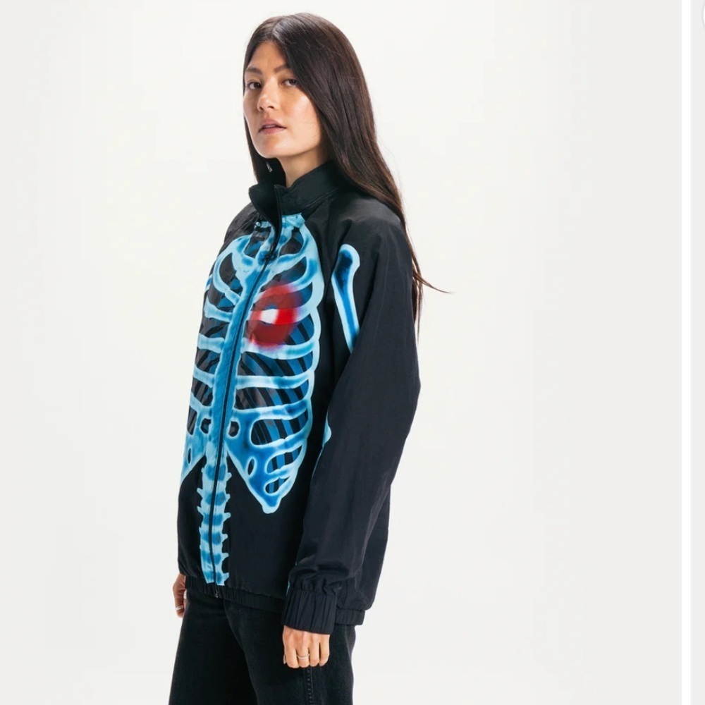 Market‎ Streetwear X-Ray Anatomy Injuries Track Jacket Size Medium